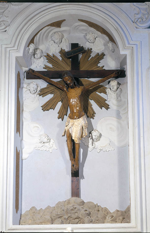 Cristo crocifisso dolente (scultura) di Giovanni Pisano (bottega) (sec. XIV)