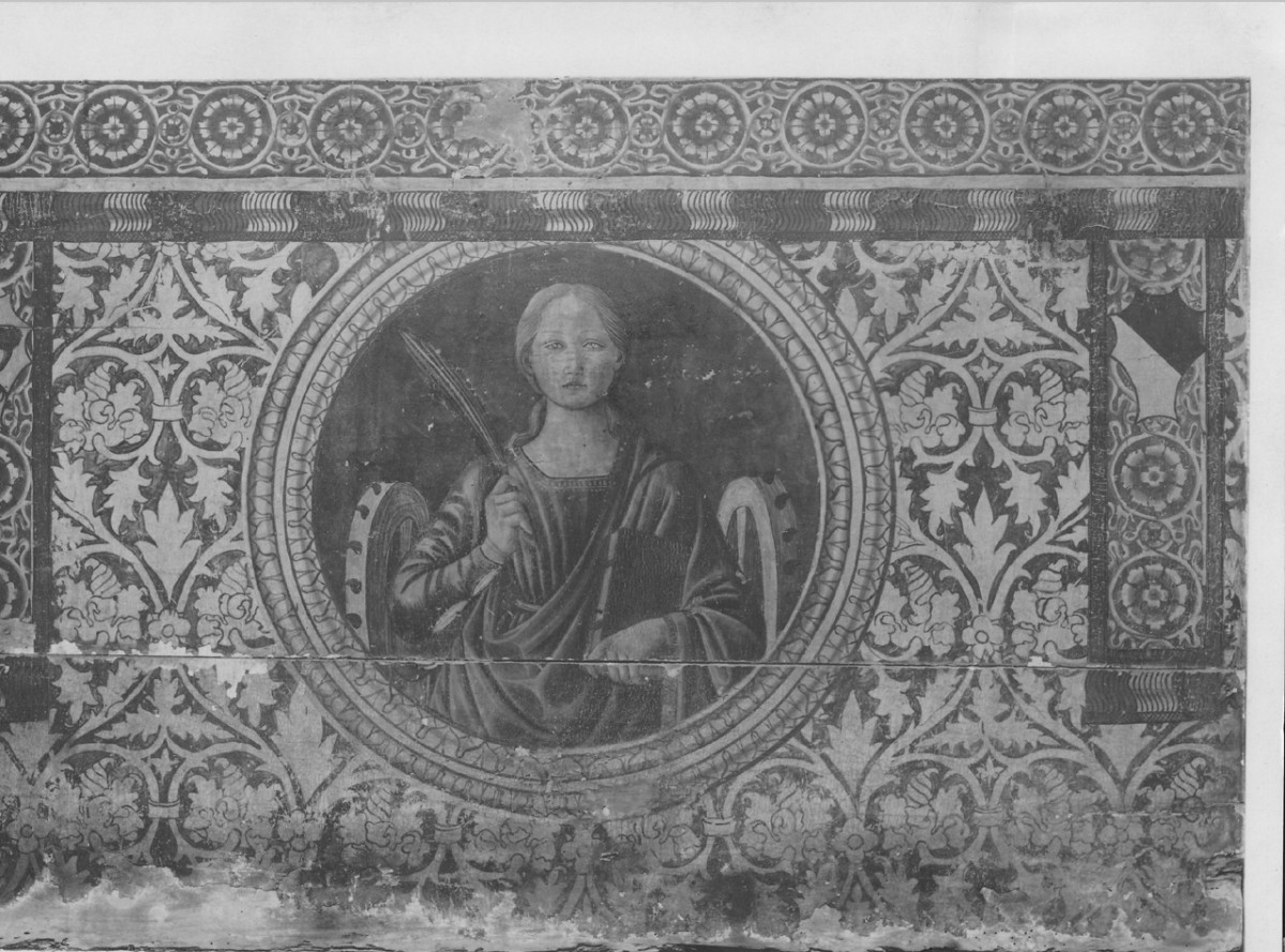 Santa Caterina d'Alessandria (paliotto - a pannello piano) di Rosselli Bernardo di Stefano (ultimo quarto sec. XV)