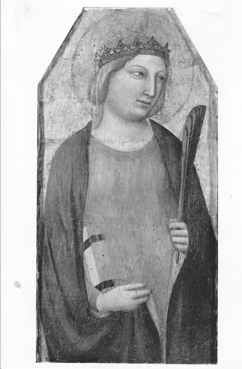 Santa Caterina (dipinto) di Landini Jacopo detto Jacopo del Casentino (prima metà sec. XIV)