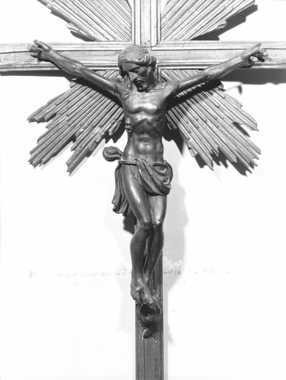 Cristo crocifisso (scultura) di Ricciolini Michelangelo (inizio sec. XVIII)