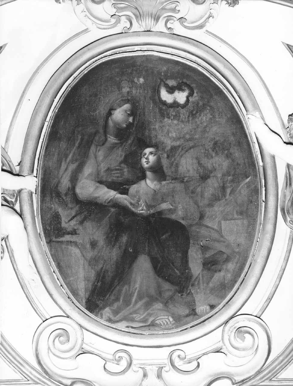 Sant'Anna insegna a leggere a Maria Vergine (dipinto) di Puglieschi Antonio (sec. XVIII)
