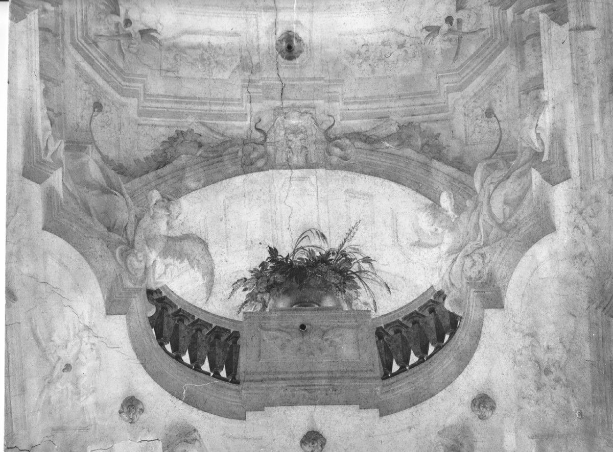 Sfondo architettonico (dipinto) di Del Moro Lorenzo, Botti Rinaldo (sec. XVIII)
