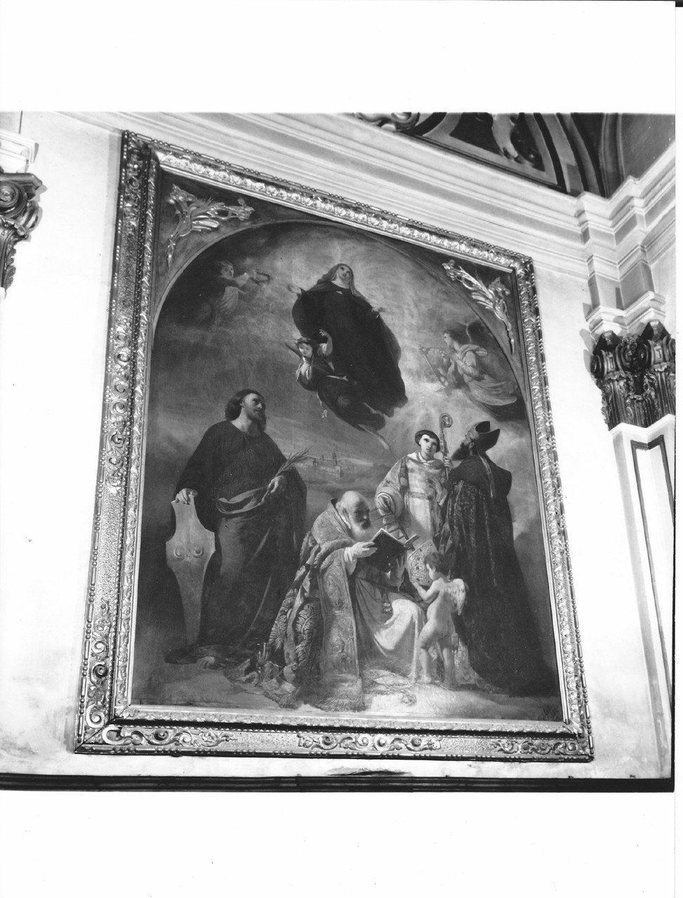 Ascensione di santa Verdiana (dipinto) di Gatti Annibale (sec. XIX)