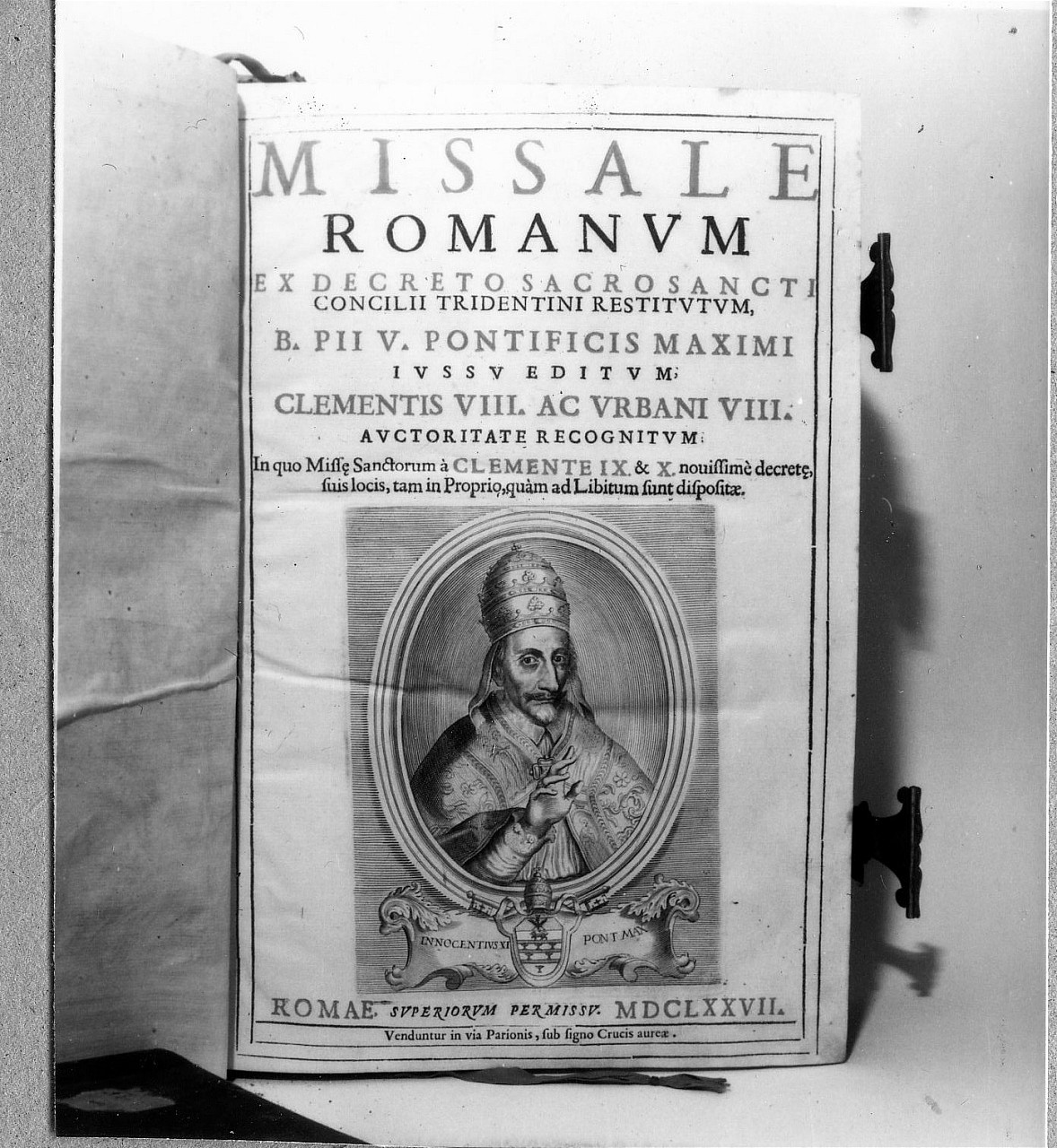 papa Innocenzo XI (stampa) - ambito romano (sec. XVII)