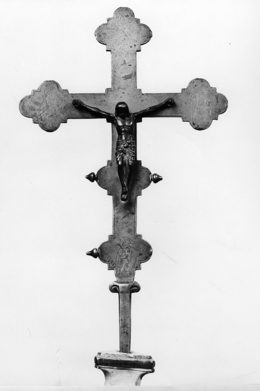 croce astile - bottega toscana (sec. XVI)