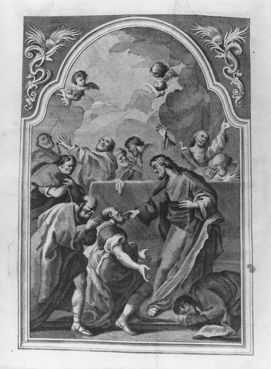 comunione degli apostoli (stampa) - ambito veneziano (sec. XVIII)