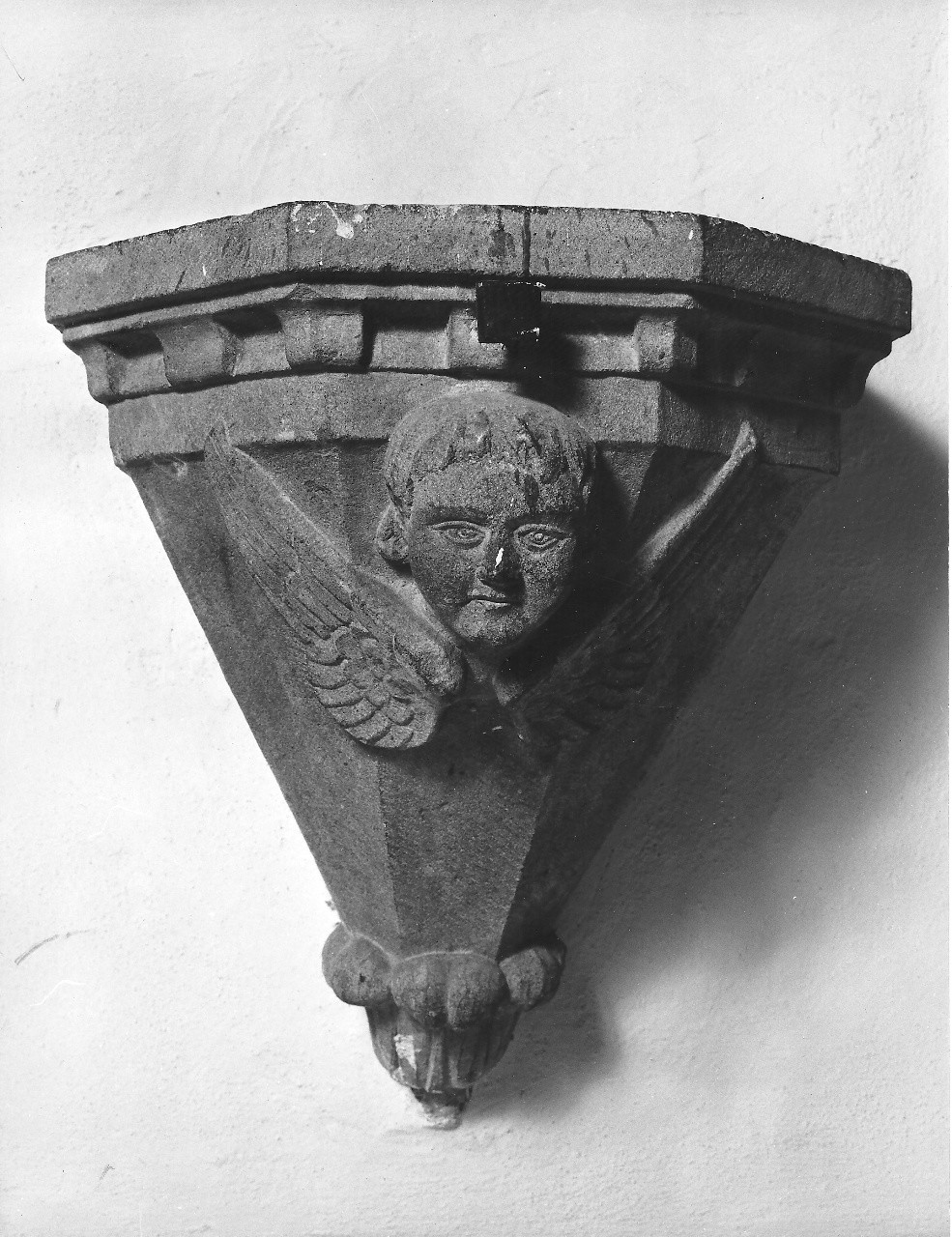 cherubino (mensola architettonica) - bottega fiorentina (sec. XIV)