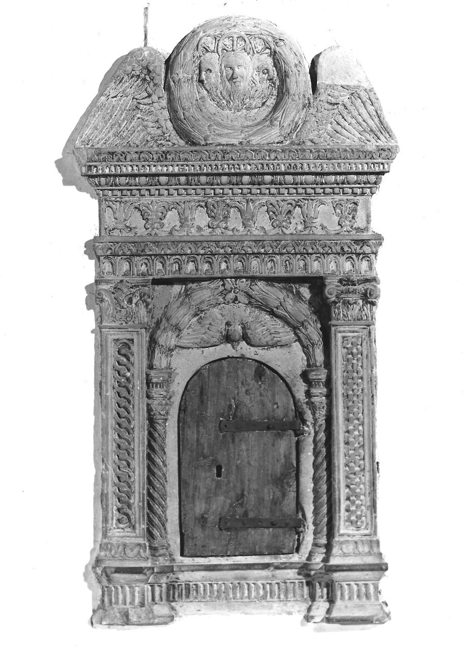 Trinità (tabernacolo - a tempietto) - bottega fiorentina (fine sec. XV)