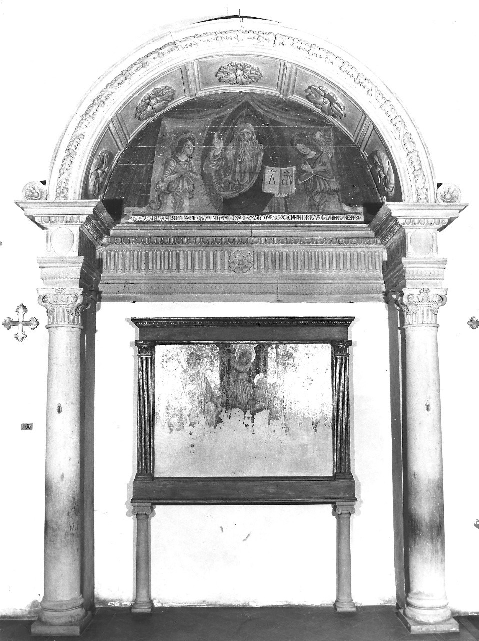 motivi decorativi floreali (decorazione plastico-architettonica) - bottega toscana (sec. XV)