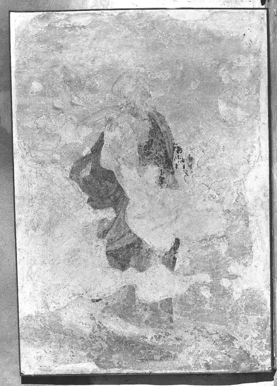 Santo (dipinto murale, frammento) - ambito toscano (sec. XVII)