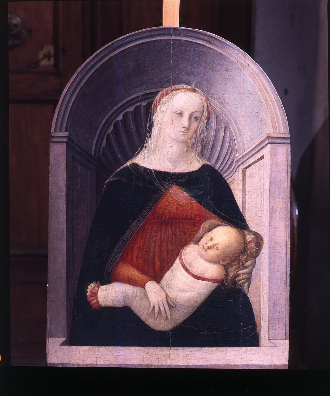 Madonna con Bambino (dipinto) di Lippi Filippo (sec. XV)