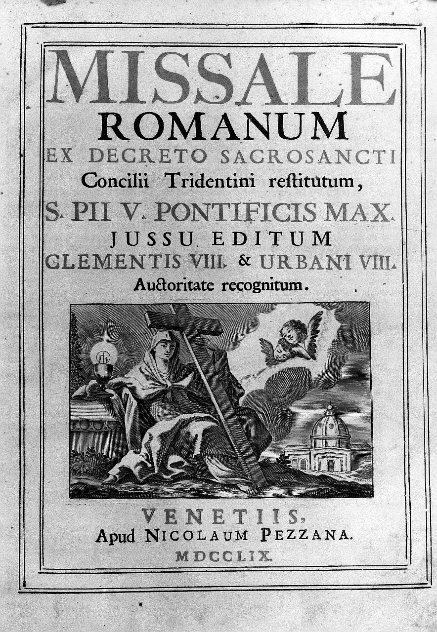 allegoria della Chiesa (stampa) - ambito veneto (sec. XVIII)