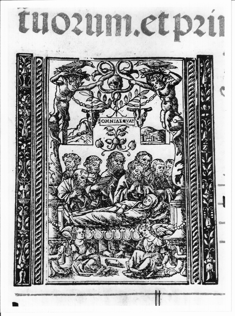 transito della Madonna (stampa) - ambito veneto (sec. XVI)