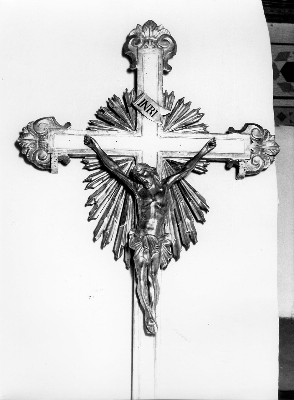 Cristo crocifisso (croce d'altare) - bottega toscana (sec. XIX)