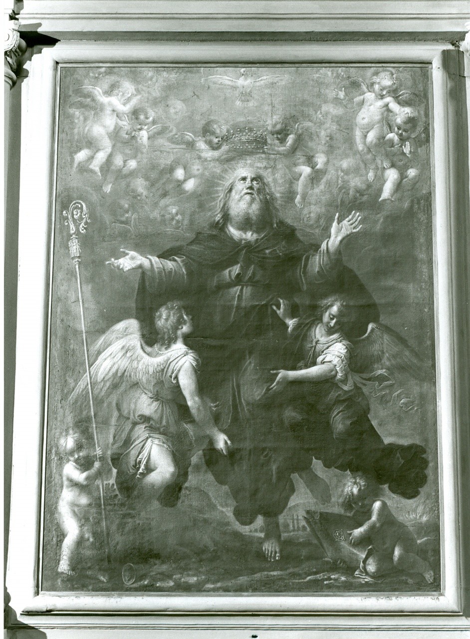 Gloria di S. Antonio Abate, Gloria (dipinto) - ambito fiorentino (prima metà sec. XVII)