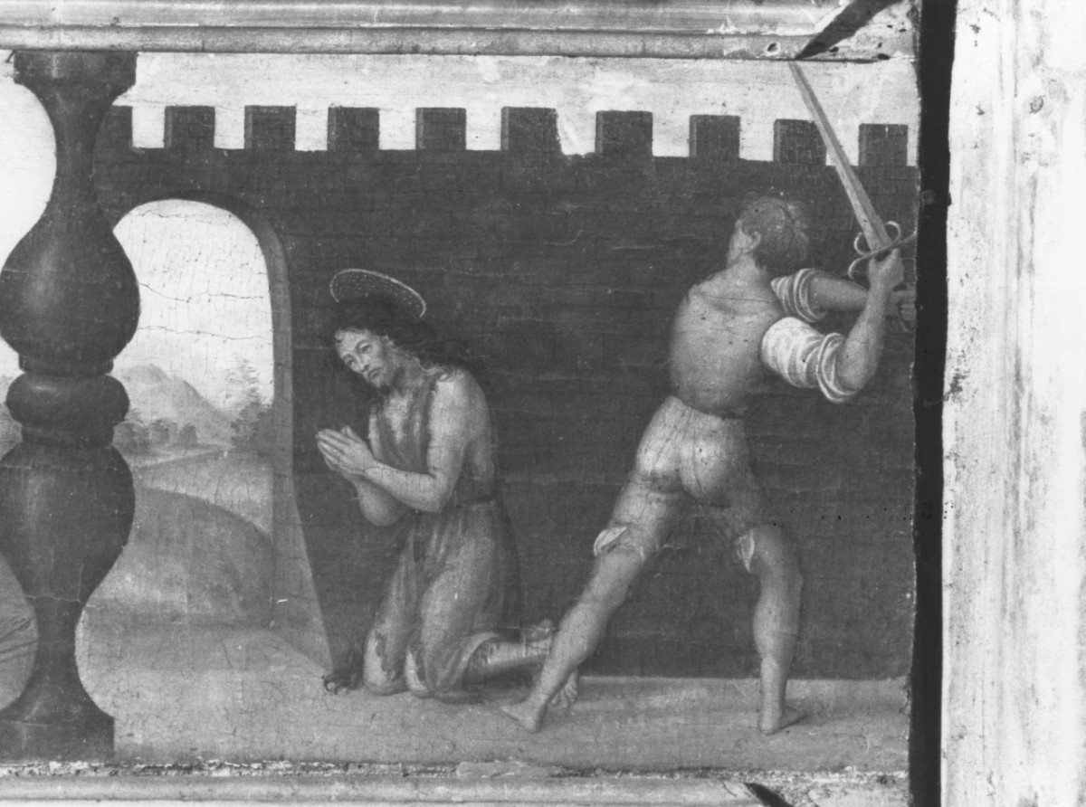 decapitazione di San Giovanni Battista (dipinto) di Tosini Michele di Ridolfo del Ghirlandaio (attribuito) (inizio sec. XVI)