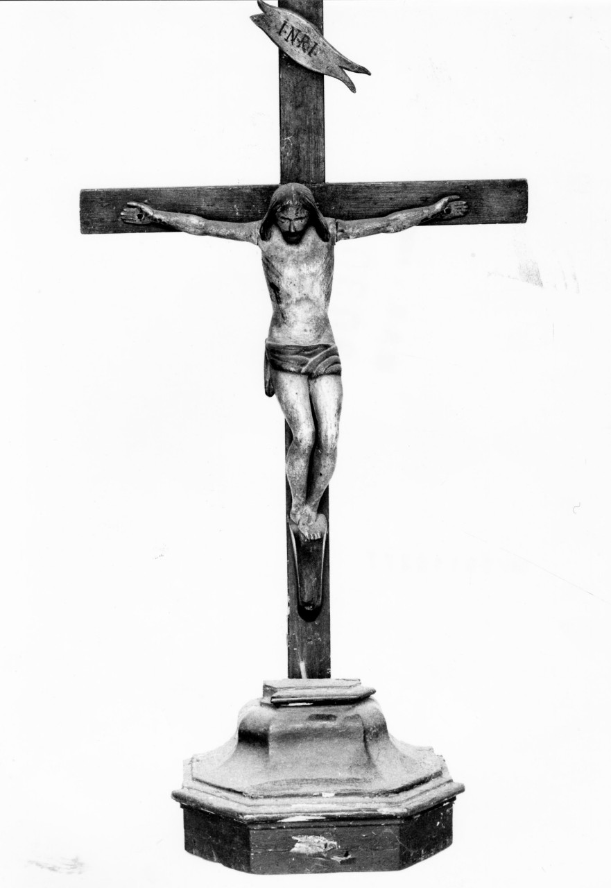 Cristo crocifisso dolente (croce d'altare) - bottega toscana (prima metà sec. XIX)