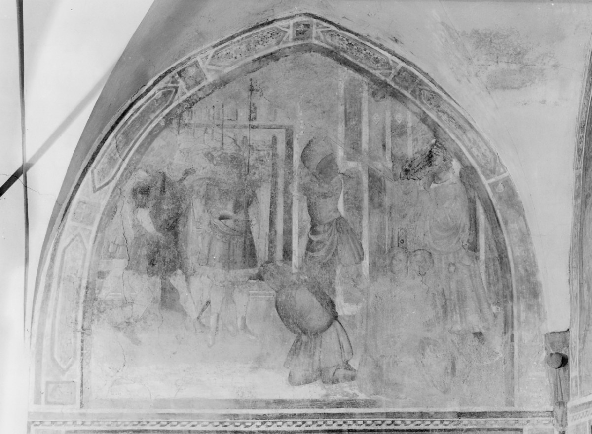 San Nicola di Bari fa sospendere l'esecuzione di tre soldati innocenti (dipinto, elemento d'insieme) di Pietro di Chellino (sec. XV)