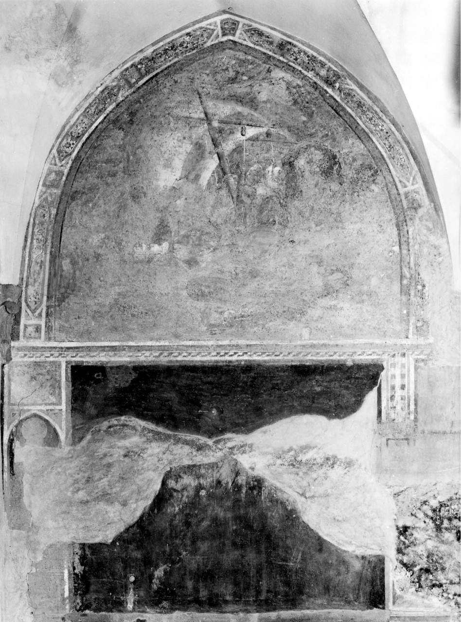 San Nicola di Bari placa la tempesta (dipinto, elemento d'insieme) di Pietro di Chellino (sec. XV)