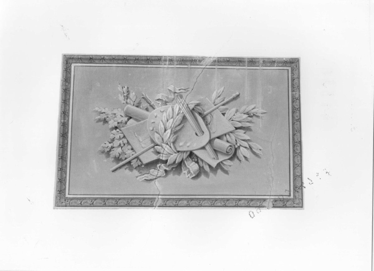 trofeo (decorazione pittorica, serie) - ambito toscano (sec. XVIII)