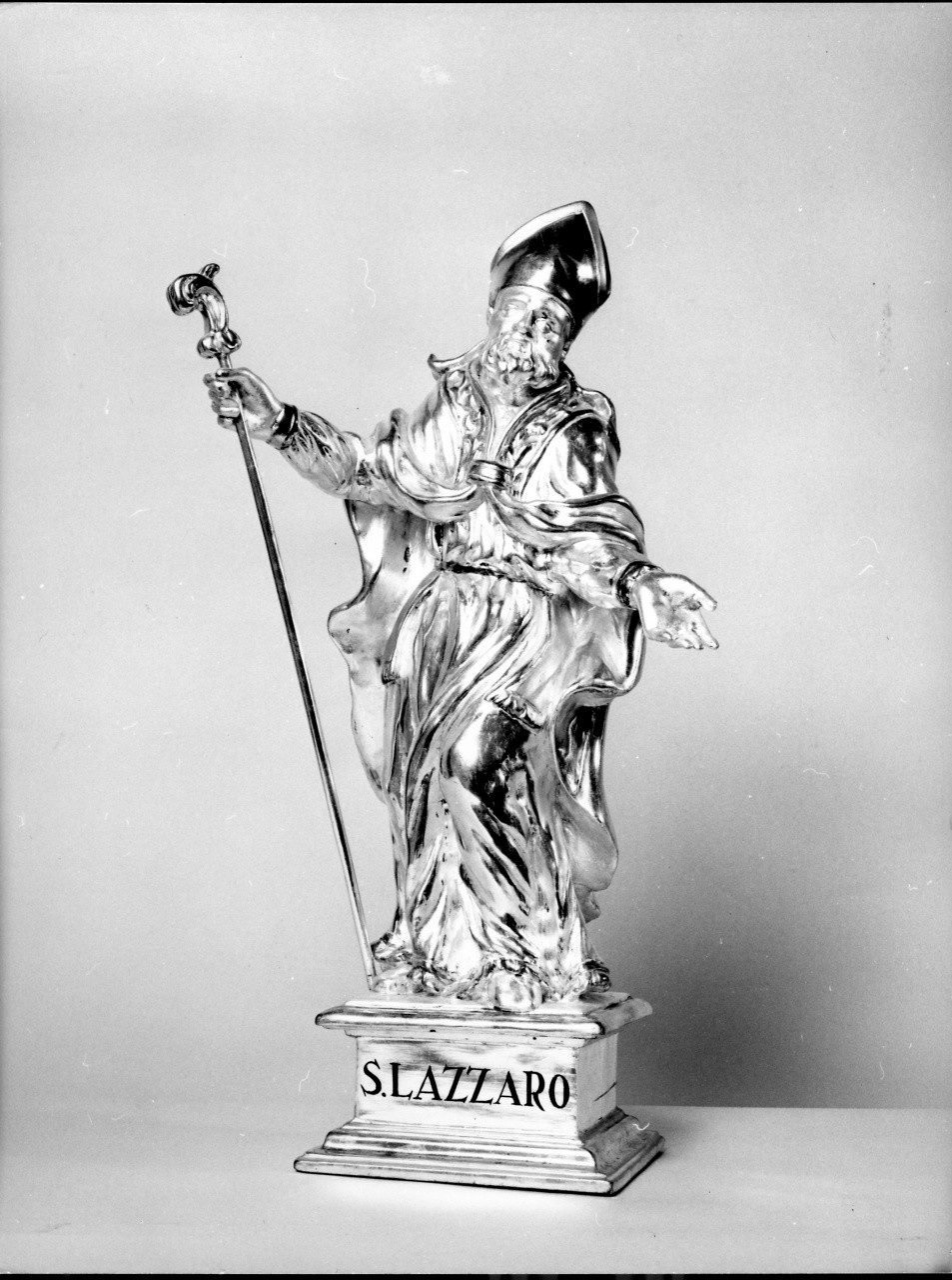 San Lazzaro (reliquiario - a statuetta) - bottega toscana (sec. XVIII)