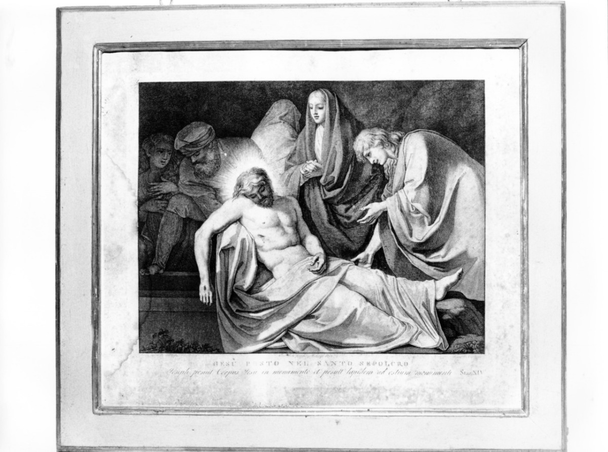 stazioni della via crucis stampa, post 1800 - ante 1845