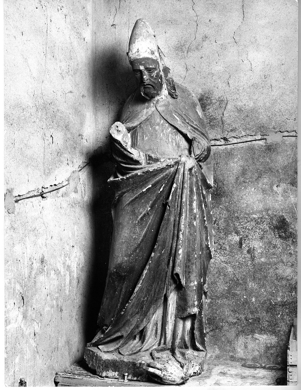 San Pietro (scultura, opera isolata) - bottega toscana (secc. XIV/ XV)