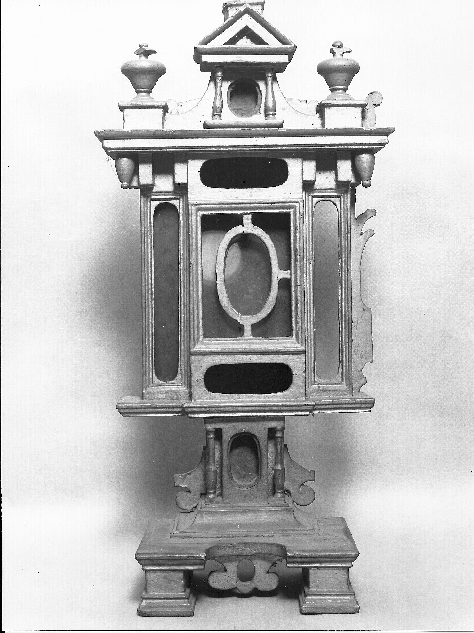 reliquiario architettonico, serie - bottega toscana (seconda metà sec. XVIII)