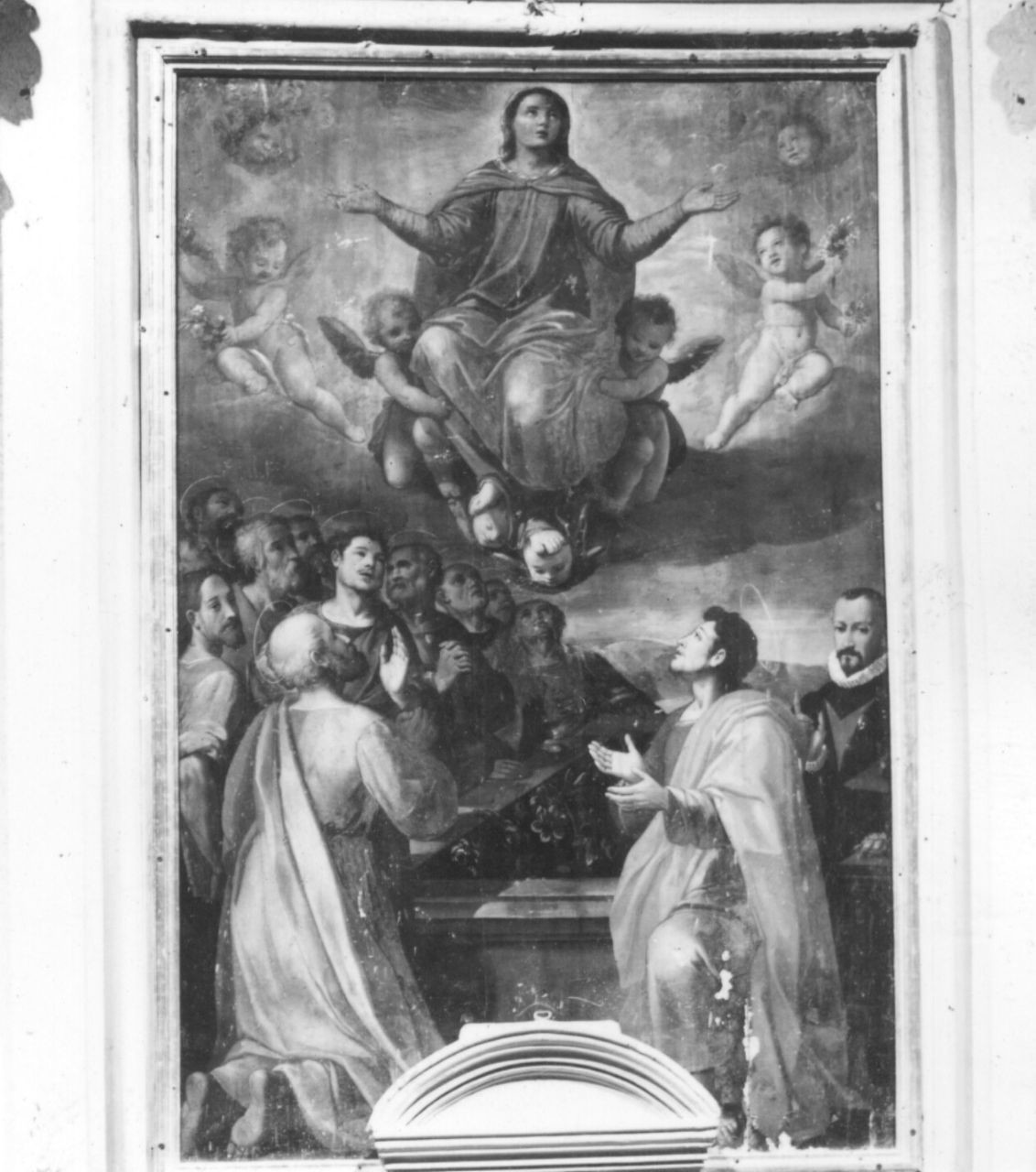 assunzione della Madonna (dipinto) di Santi di Tito (maniera) (sec. XVI)