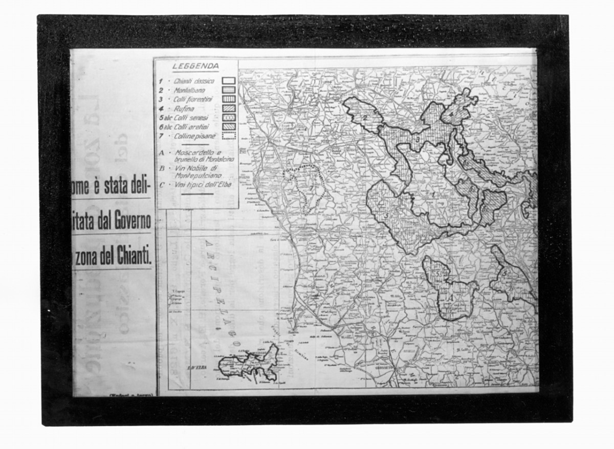 veduta di città (stampa) - ambito toscano (prima metà sec. XX)