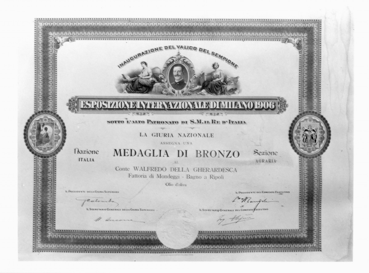 iscrizione (stampa a colori) - ambito milanese (sec. XX)