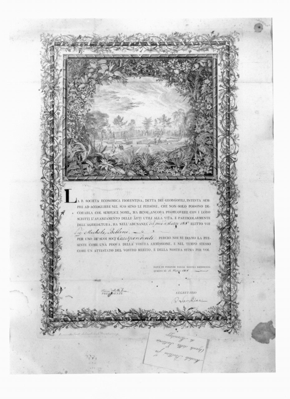 paesaggio (stampa) di Frati Leonardo (sec. XVIII)