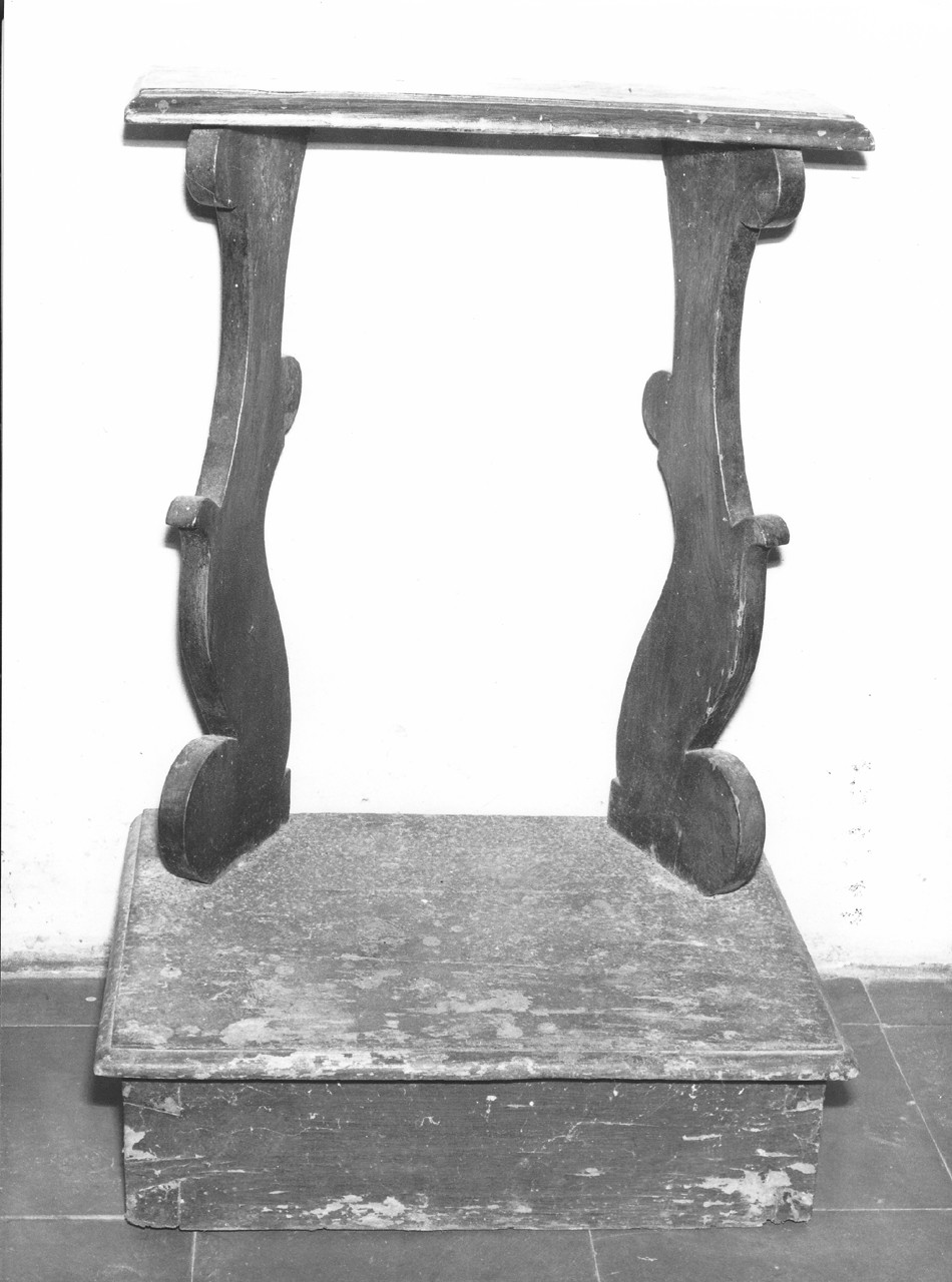 inginocchiatoio - bottega toscana (sec. XIX)