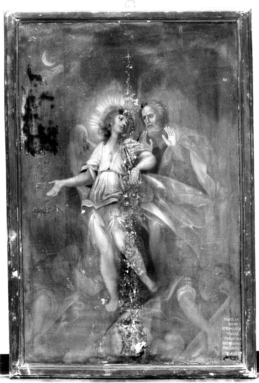 San Pietro liberato dal carcere da un angelo (dipinto) - ambito toscano (sec. XIX)