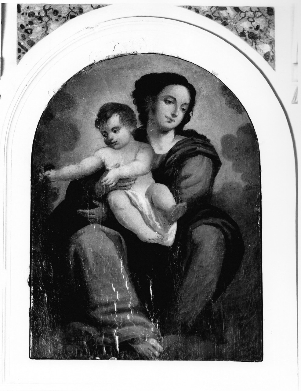 Madonna con Bambino (dipinto) - produzione toscana (seconda metà sec. XVII)