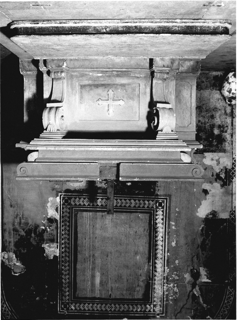 croce (altare) - produzione toscana (seconda metà sec. XVII)