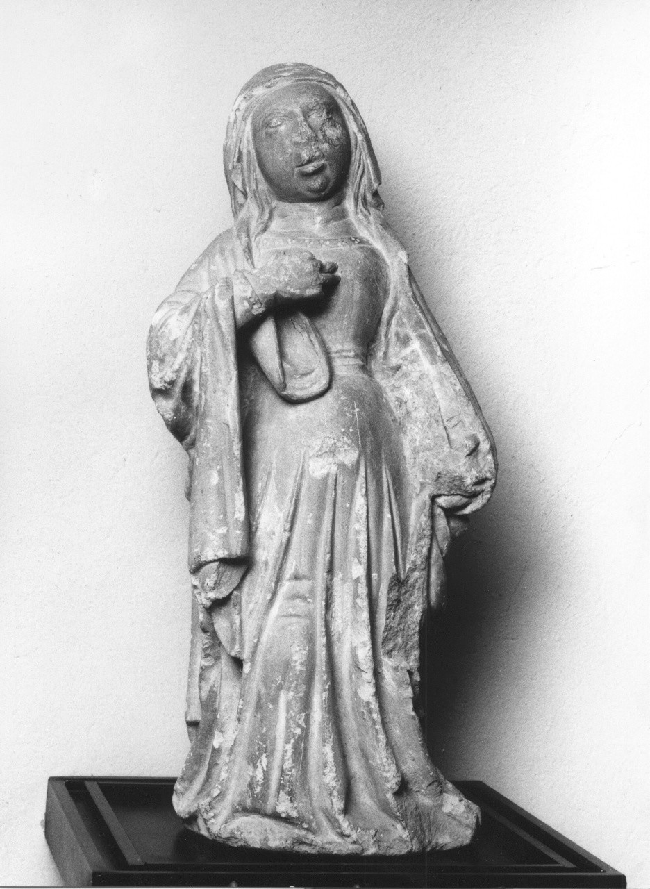 Madonna (scultura) - ambito francese (inizio sec. XV)