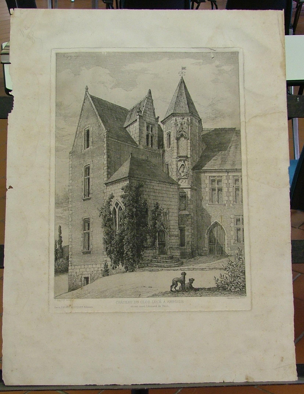 castello (stampa) di Queyroy A (seconda metà sec. XIX)