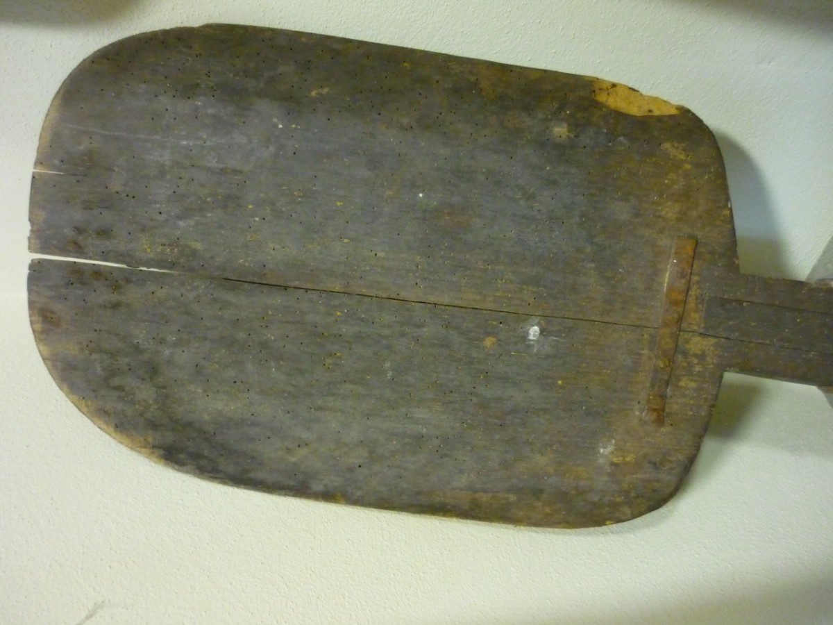 pala panaia, oggetti uso domestico, rattoppo (Sec. XX)