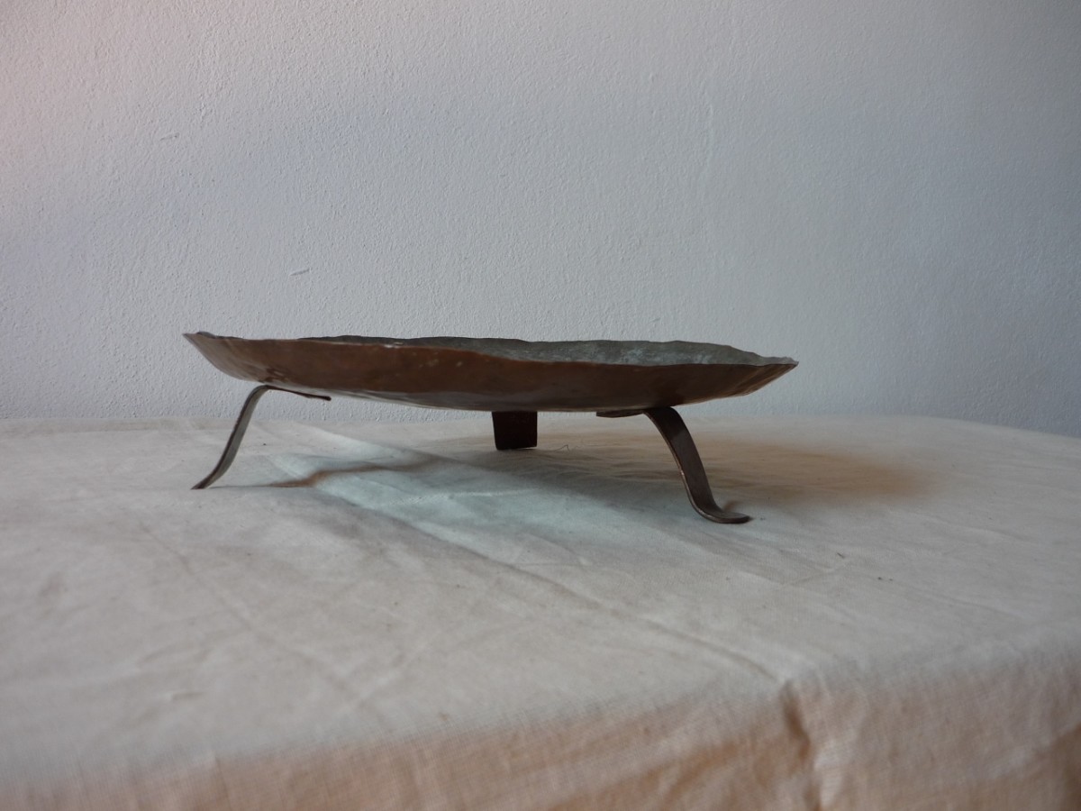 alzatina, oggetti uso domestico, riuso di SC - locale (sec. XX)