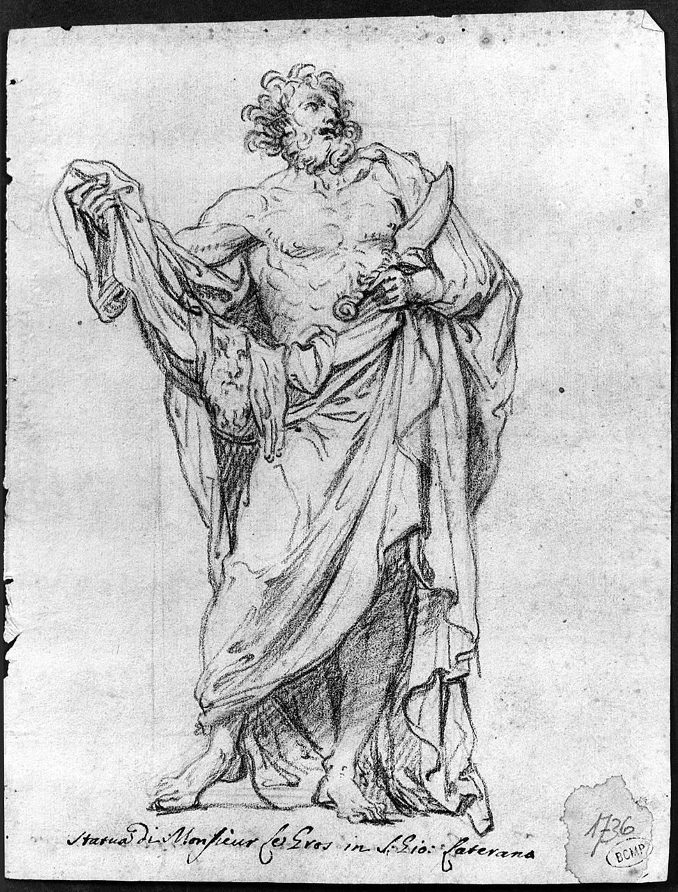 San Bartolomeo (disegno) di Ansaldi Innocenzo (sec. XVIII)