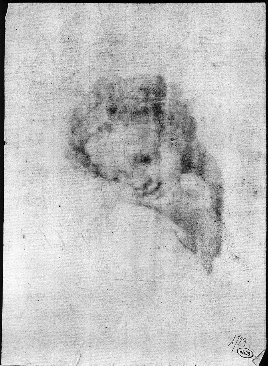 testa di bambino (disegno) di Ansaldi Innocenzo (sec. XVIII)