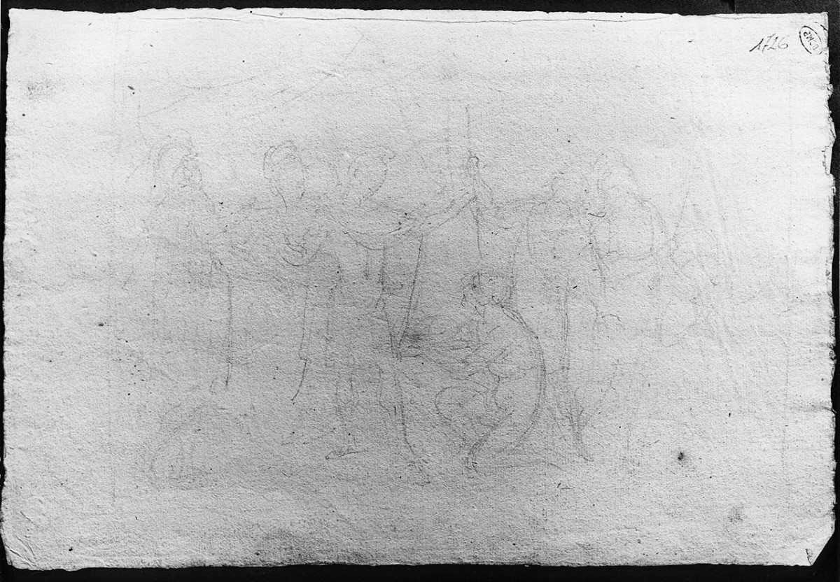 figure (disegno) - ambito italiano (sec. XVIII)