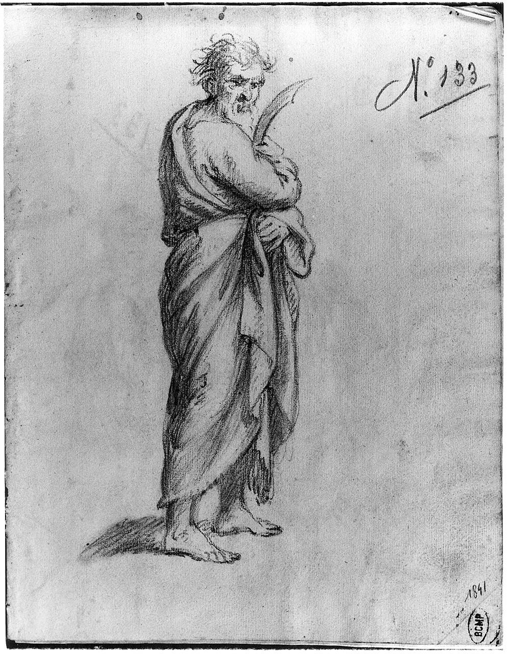 San Bartolomeo (disegno) di Ansaldi Innocenzo (sec. XVIII)