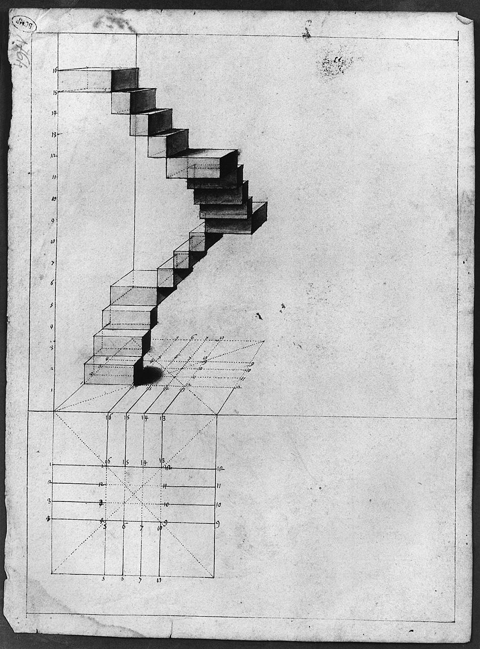 figure geometriche (disegno) di Ansaldi Innocenzo (seconda metà sec. XVIII)