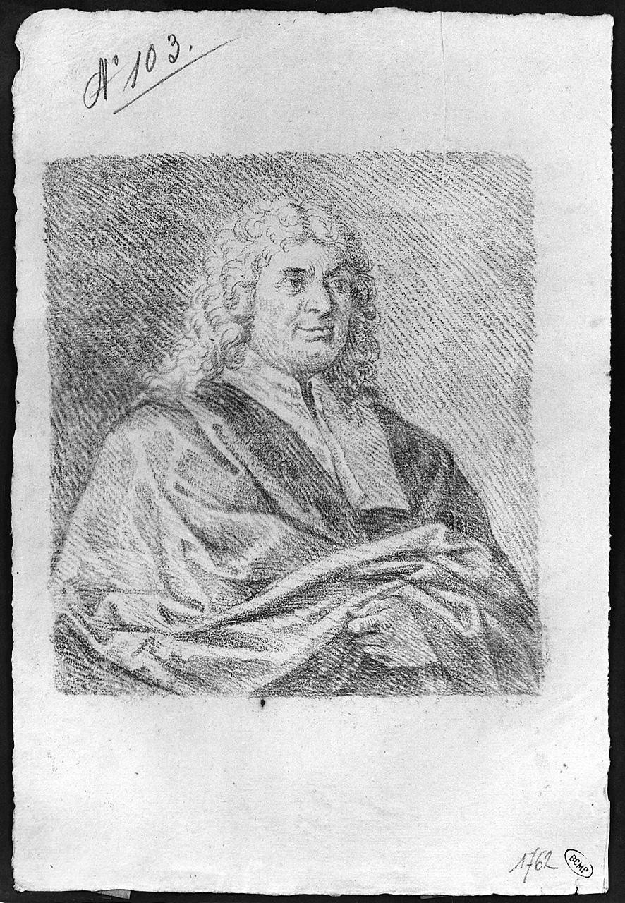 ritratto d'uomo (disegno) di Ansaldi Innocenzo (seconda metà sec. XVIII)