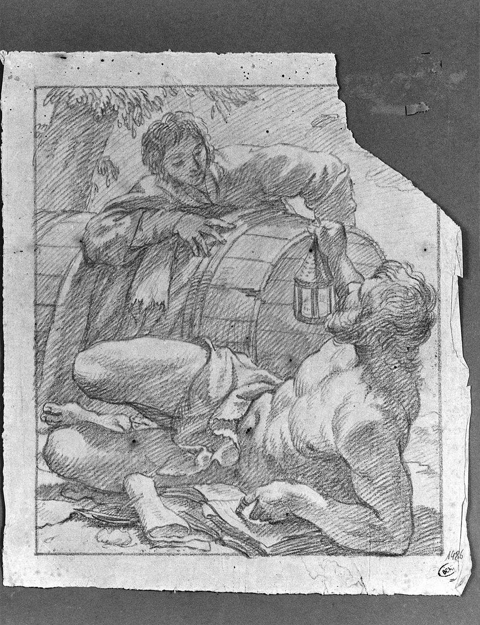 Diogene (disegno) di Ansaldi Innocenzo (sec. XVIII)