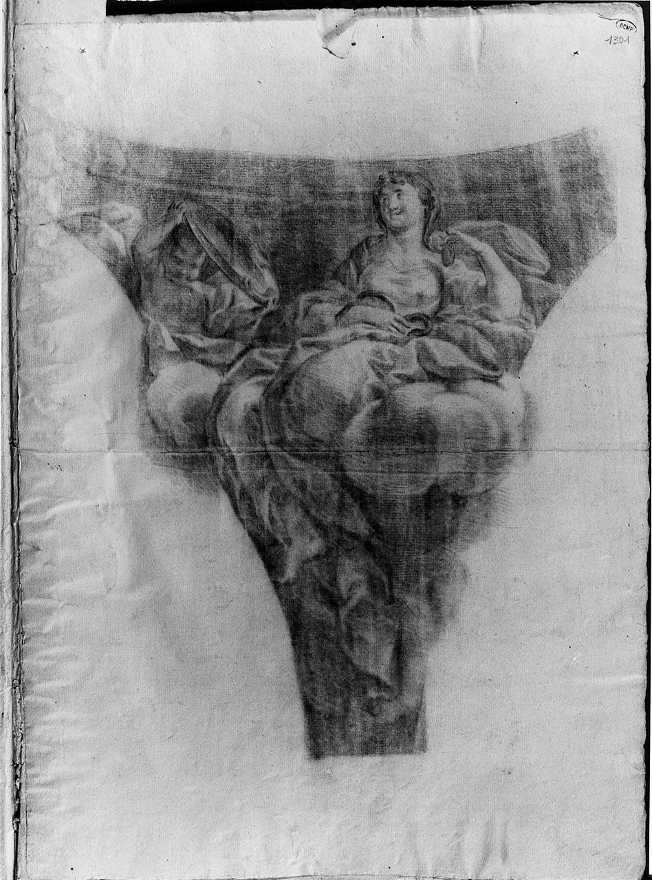 Prudenza (disegno) di Ansaldi Innocenzo (sec. XVIII)