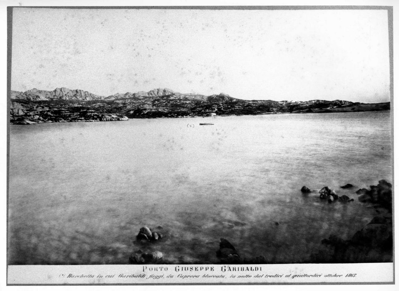 isola di Caprera - paesaggio (positivo) di Canè Enrico (ultimo quarto XIX)