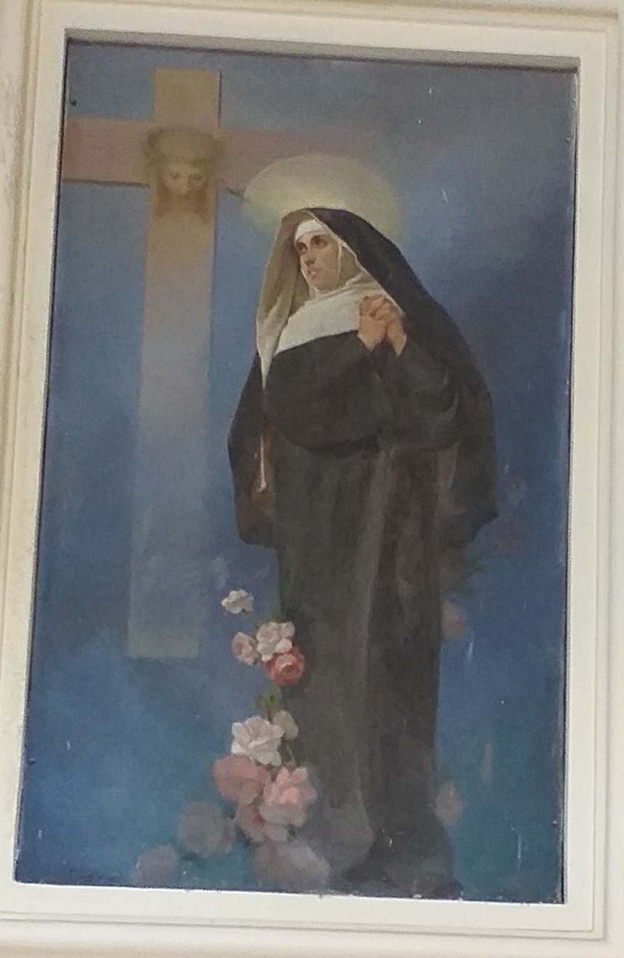 Santa Rita da Cascia, Santa Rita da Cascia (dipinto, opera isolata) di Salfi, Enrico (attribuito) - produzione calabrese (primo quarto XX)